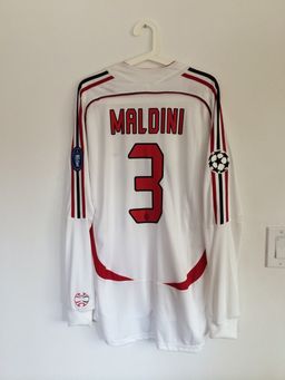 Ac Milan 2006/07 Away Shirt UCL Final (White)