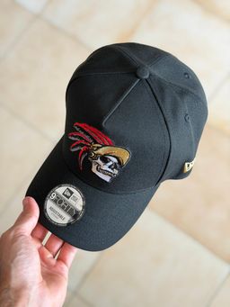 New Era 9Forty - Mexico Aztec Skull Warrior Metallic Black 