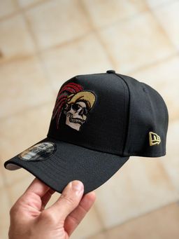 New Era 9Forty - Mexico Aztec Skull Warrior Metallic Black 