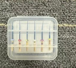 Nickel-Titanium Endodontic Rotary File Set (Assorted Sizes, Color-Coded)