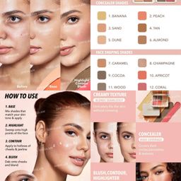 Sheglam face palette