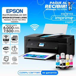 EPSON L14150 / MULTIFUNCIONAL WIFI / IMPRESORA / ESCANER / COPIADORA / DUPLEX AUTO / A3+