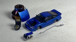 PEAKO MODEL 1/64 NISSAN SILVIA S13 - BLUE