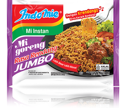 Indomie Mi Goreng Rendang Jumbo – Big Portion, Authentic Rendang Flavor