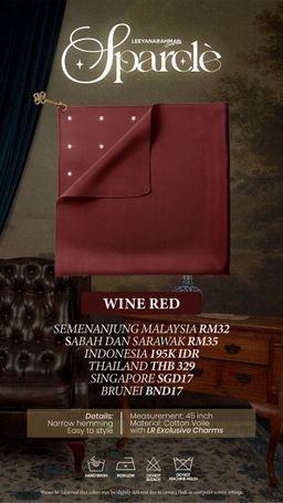 Sparcle: Wine Red