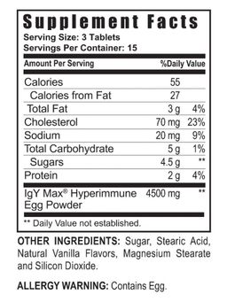 i26® French Vanilla Chewables - 45 tabs.