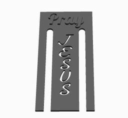 Christian Bookmark Pray Jesus 
