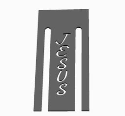Christian Bookmark Jesus 