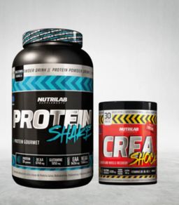 PROTEÍNA WHEY SHAKE 1kg + CREATINA 300g 