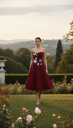 Camelias Japonica on Burgundy 