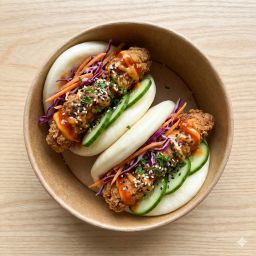 Bao Bun Crispy Piletina