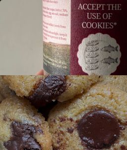 sea salt 70% dark choc cookies [120g] 