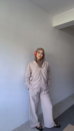 MILLY STRIPE PANTS SET