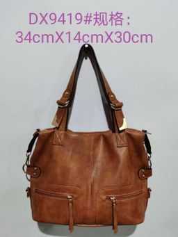 Brown Leather Ladies Hand bag