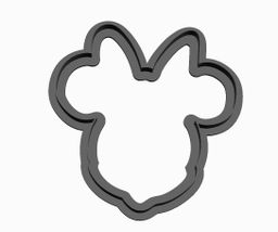 Fondant Minnie Faco outline