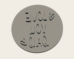 Fondant Love you Dad