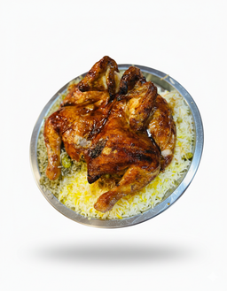 دجاج على التمن ابيض