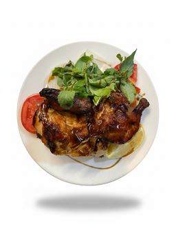 نصف دجاج مشوي