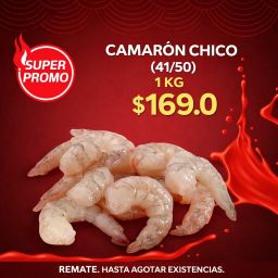 - CAMARON CHICO (41/50) 1 KG (GRANEL)
