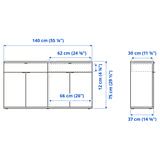 10300019 -  VIHAL SIDEBOARD (WHITE)