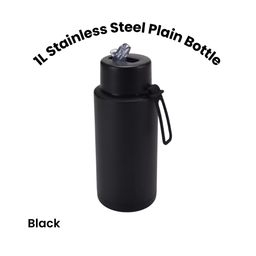 1L Stainless Steel Plain Bottle