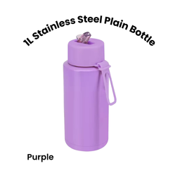 1L Stainless Steel Plain Bottle