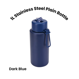 1L Stainless Steel Plain Bottle