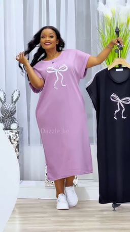 Robe Casual Chic Bow – Collection Confort Élégance