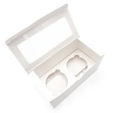 354 CUP CAKE BOX 2 HOLE -CCB2 