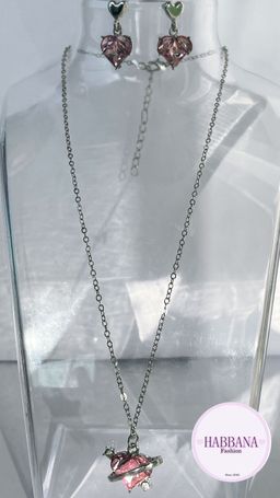 Earring & Necklace ( one set) 