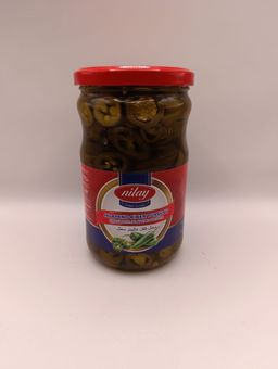 650g | Nilay   eingelegte geschnittene Jalapeno | نيلاي هلابينو مخلل مقطع
