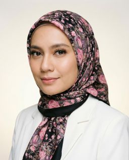 Floral Matte Satin Square Scarf Vol.2