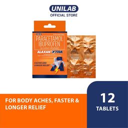 Alaxan XTRA 12 Caplets