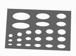 Universal. 6 Stencil  Cookie Cutter       