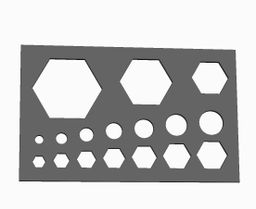 Universal. 4 Stencil  Cookie Cutter 