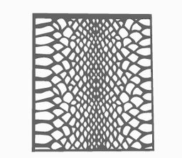 Snake Skin Stencil  Cookie Cutter  