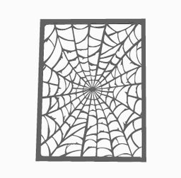 Spider Web Stencil  Cookie Cutter  