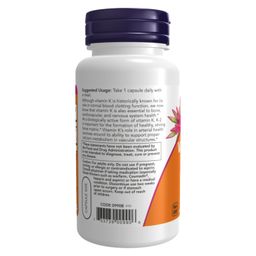 NOW - Vitamin K-2 100 mcg Veg Capsules