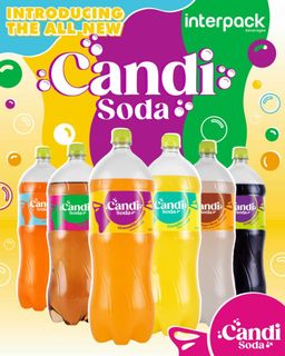 Candi Soda All Flavours & All Sizes