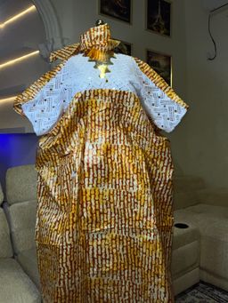 Yellow - Batik Style Print