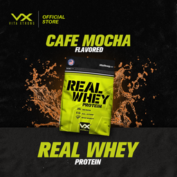VITAXTRONG REAL WHEY (2lbs/1kg) | 26g Protein, Low Carb, Build Muscle & Burn Fat, Third-Party Lab Tested [VX]