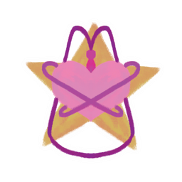 Heart Necklace Sticker (4cm)