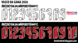 Font Vector Vasco Da Gama 2026 Shirt