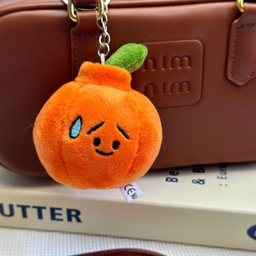 Pumpkin Plush Keychain