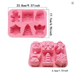 Molde navideño, diversas figuras