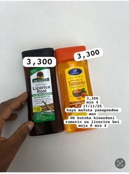 Dr Davey Tumeric 3,300 31/1/26 usafiri tu