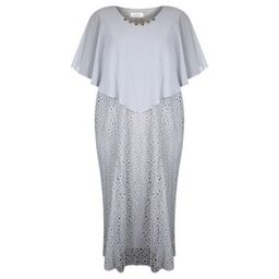 Luceez Cape Dress Gray EU60(US30)