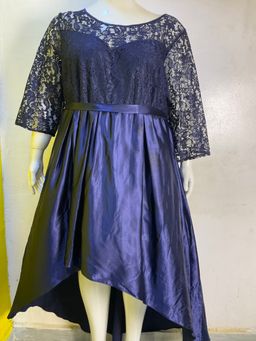Luceez Hi-Low dress Blue EU56(US 56) 