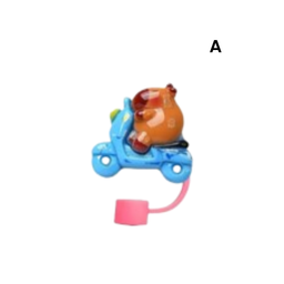 Straw Cover - Resin Capybara