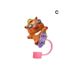 Straw Cover - Resin Capybara